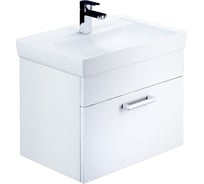 Тумба с умывальником IDDIS New Mirro 60 см, подвесная, белая NMIR60Wi95K