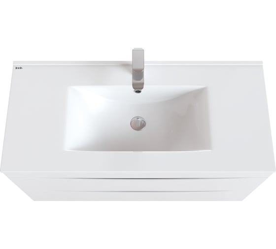 Тумба с умывальником IDDIS Cloud подвесная, 100 см, белая CLO10W1i95K