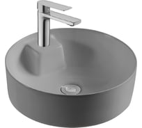 Раковина для установки на столешницу AQUATEK AQ5212-MG ЕВРОПА 405x405x140 матовый серый 00000136655