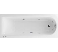 Ванна EXCELLENT Aurum 180x80 "HYDRO" (хром) WAEX.AUR18.HYDRO.CR