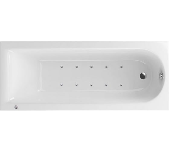 Ванна EXCELLENT Aurum Slim 150x70 "AERO" (хром) WAEX.AUR15S.AERO.CR