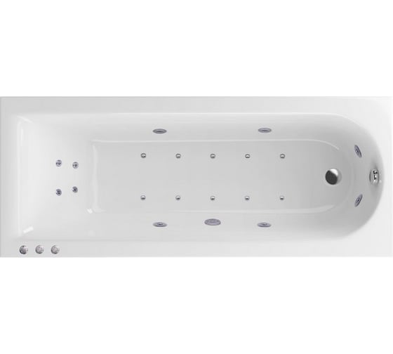 Ванна EXCELLENT Aurum Slim 150x70 "LUX" (хром) WAEX.AUR15S.LUX.CR