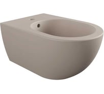 Подвесное биде Flaminia App 540x360хh270 мм, 1 отверстие для смесителя, перелив, крепление в комплекте, керамика, цвет Argilla AP218ARG