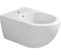 Подвесное биде Flaminia App 540x360хh270 мм, 1 отверстие для смесителя, перелив, крепление в комплекте, керамика, цвет белый AP218