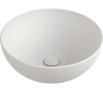 Накладная раковина Flaminia App диаметр 400хh160 мм без плоскости под смеситель, без перелива, керамика, цвет Latte AP40ALAT