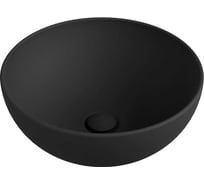 Накладная раковина Flaminia App диаметр 400xh160 мм, без перелива, без отверстия для смесителя, цвет Carbone AP40ACAR