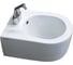 Биде Flaminia Mini Link 485x360хh200 мм, подвесное, укороченное, 1 отверстие для смесителя, перелив, крепление в комплекте, керамика, цвет белый 5065 1