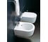 Биде Flaminia Mini Link 485x360хh200 мм, подвесное, укороченное, 1 отверстие для смесителя, перелив, крепление в комплекте, керамика, цвет белый 5065 3