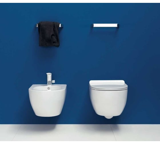 Подвесной унитаз Flaminia App 540x360x270 мм, с системой GoClean, крепление в комплекте, керамика, цвет белый AP118G