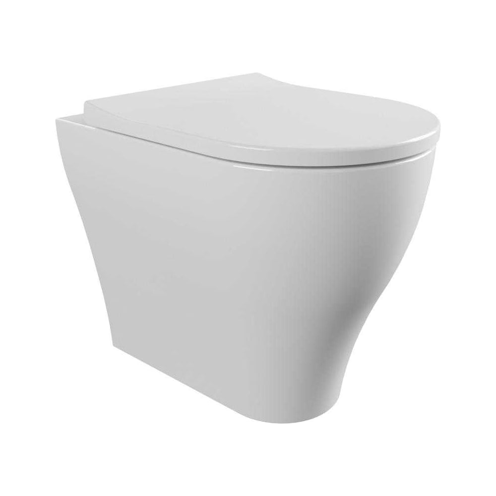 Напольный приставной унитаз Flaminia App 520x360хh430 мм, с системой ...