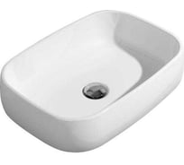 Накладная раковина Flaminia Flag 500x360хh140 мм, без плоскости под смеситель, без перелива, керамика, цвет белый FG50A