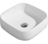 Накладная раковина Flaminia Flag 400x400хh140 мм, без плоскости под смеситель, без перелива, керамика, цвет белый FG40A