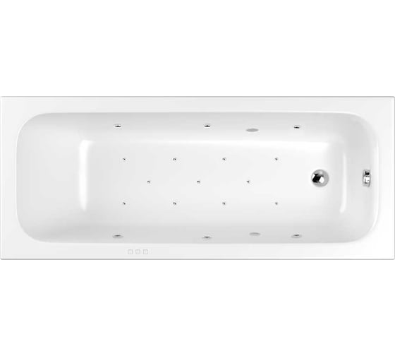 Ванна WHITECROSS Vibe 180x75 "RELAX" (хром) 0105.180075.100.RELAX.CR