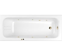 Ванна WHITECROSS Vibe 180x75 "LINE NANO" (золото) 0105.180075.100.LINENANO.GL