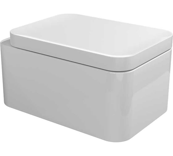 Унитаз подвесной Flaminia Nile 540x350хh230 мм, с системой goclean, керамика, цвет белый NL118G