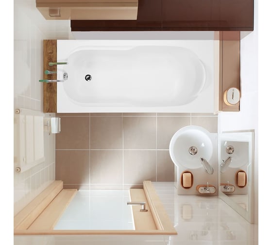 Акриловая ванна VAGNERPLAST NYMFA 150 VPBA157NYM2E-04