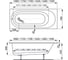 Акриловая ванна Vagnerplast KASANDRA 150x70 VPBA157KAS2X-04 2