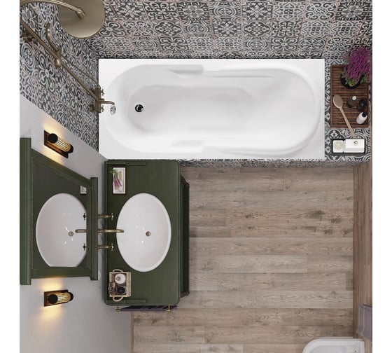Акриловая ванна VAGNERPLAST CORVET 170 VPBA178COR2X-04