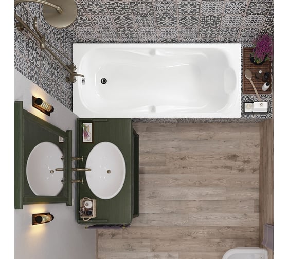 Акриловая ванна VAGNERPLAST CHARITKA 170 VPBA170CHA2X-04