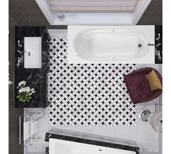 Акриловая ванна VAGNERPLAST KLEOPATRA 160 VPBA167KLE2X-04
