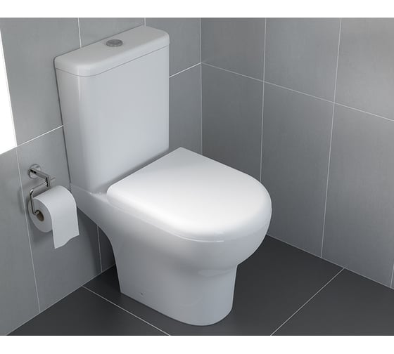 Унитаз VITRA Open-back 60 см с сиденьем микролифт, механизм смыва Geberit 9012B003-7204