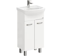 Тумба с раковиной Onika Коралл 47 напольная, белая 104701