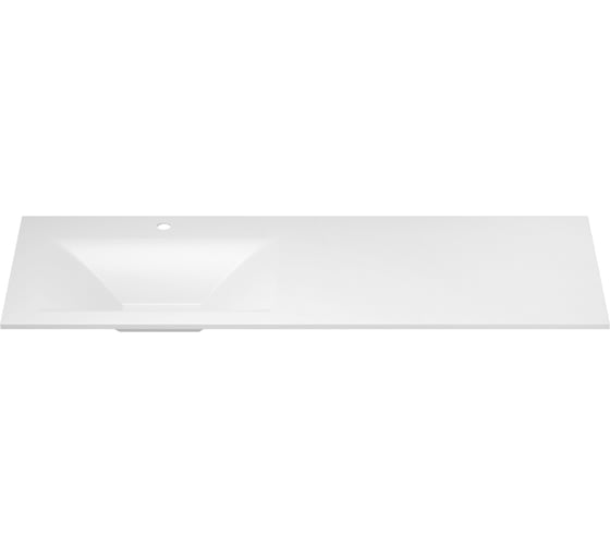 Настенная или мебельная раковина-столешница из искусственного камня Wellsee La.fleur 213616000 1