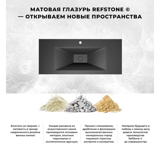 Настенная или мебельная раковина-столешница из искусственного камня Wellsee La.fleur 213622000