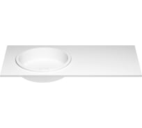 Настенная или мебельная раковина-столешница из искусственного камня Wellsee Le.tresor 214011000