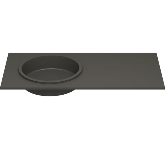 Настенная или мебельная раковина-столешница из искусственного камня Wellsee Le.tresor 214014000 1