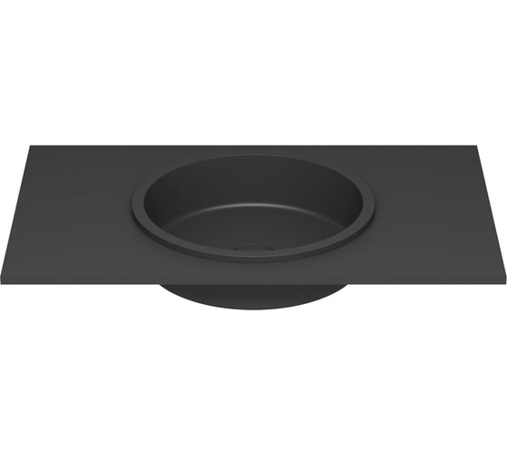 Настенная или мебельная раковина-столешница из искусственного камня Wellsee Le.tresor 214007000 1