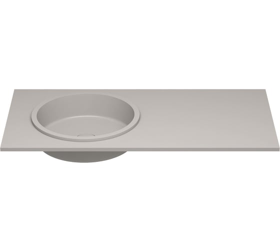 Настенная или мебельная раковина-столешница из искусственного камня Wellsee Le.tresor 214013000 1