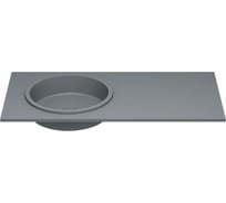 Настенная или мебельная раковина-столешница из искусственного камня Wellsee Le.tresor 214015000