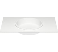 Настенная или мебельная раковина-столешница из искусственного камня Wellsee Le.tresor 214006000