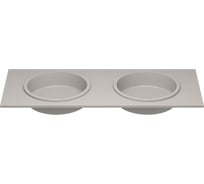 Настенная или мебельная раковина-столешница из искусственного камня Wellsee Le.tresor 214023000