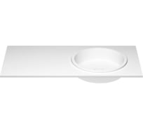 Настенная или мебельная раковина-столешница из искусственного камня Wellsee Le.tresor 214016000