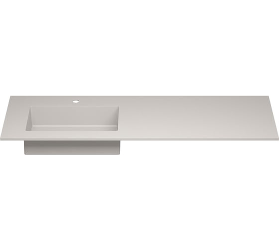 Мебельная раковина-столешница из искусственного камня Wellsee Le.tresor 2.0 214128000 1