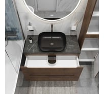 Подвесная тумба со столешницей и накладной раковиной BelBagno ETNA 80 ETNA80RW-KEPMNO-1302H301-SET