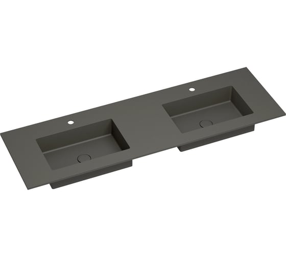 Мебельная раковина-столешница из искусственного камня Wellsee Le.tresor 2.0 214139000