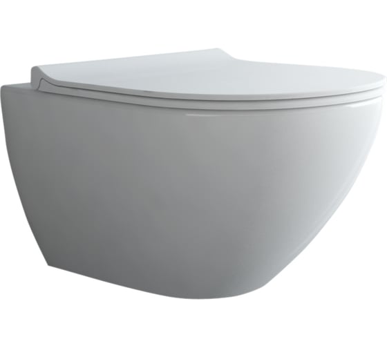 Комплект Berges инсталляция АТОМ Line, кнопка черная SoftTouch, унитаз PUMA XL Rimless, сидение дюропласт Toma Slim SO, микролифт, быстросъём 043354