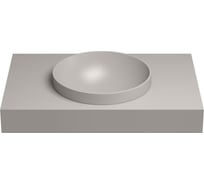 Настенная раковина-столешница из искусственного камня Wellsee Le.joie 213903000