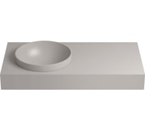 Настенная раковина-столешница из искусственного камня Wellsee Le.joie 213908000