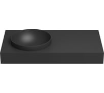 Настенная раковина-столешница из искусственного камня Wellsee Le.joie 213907000