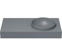 Настенная раковина-столешница из искусственного камня Wellsee Le.joie 213915000