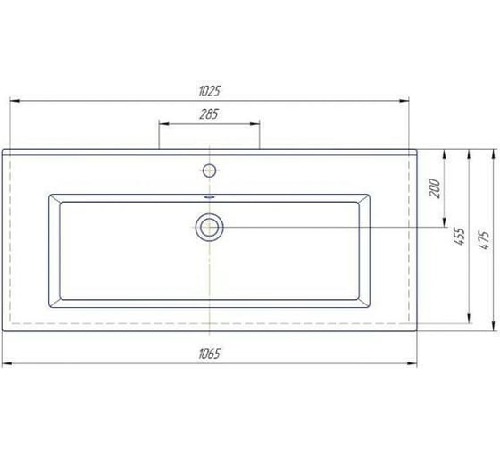 Раковина Sanflor Оскар 105 4640021064740