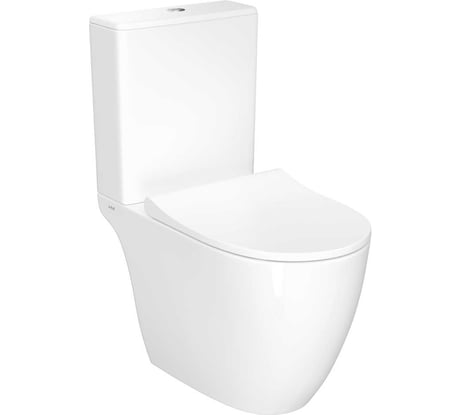 Комплект: напольный безободковый унитаз VITRA Sento Rim-ex Open-Back 9830B003-7204