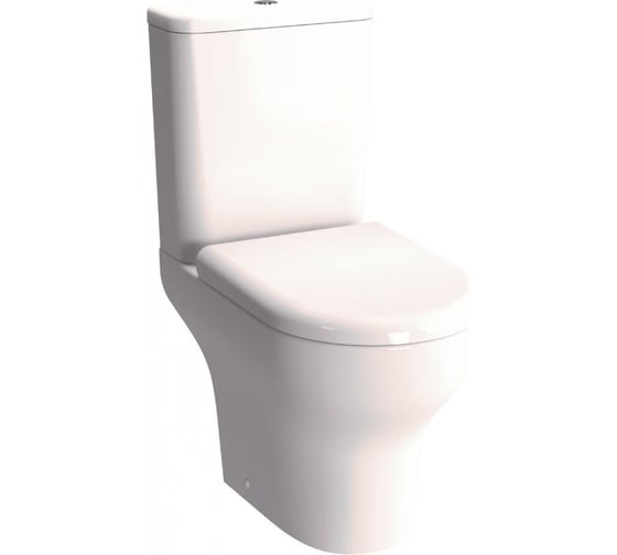 Безободковый унитаз VITRA Zentrum Rim-Ex, механизм смыва на 3/6 л 9824B003-7206