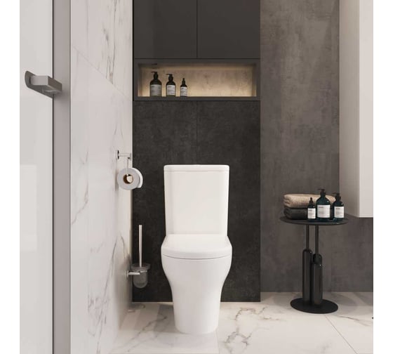 Комплект: безободковый унитаз Vitra Zentrum Rim-ex 9824b003-7207