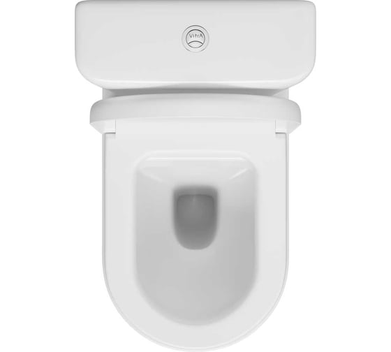 Комплект напольного унитаза Vitra Zentrum back to wall, сиденье микролифт, механизм 3/6 л 9012B003-7202