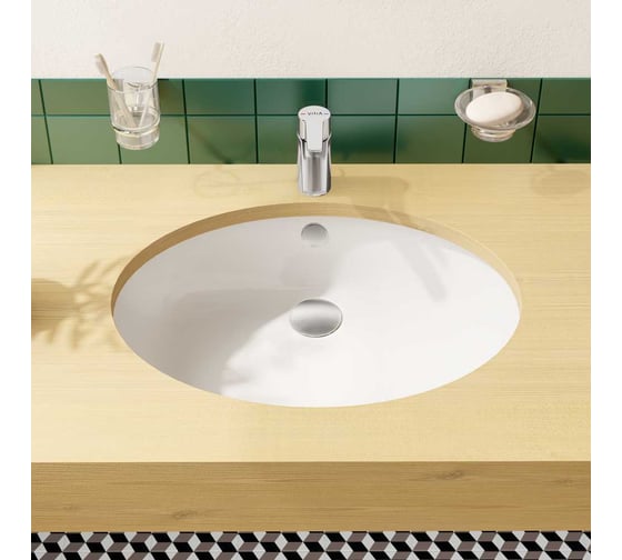 Раковина VITRA Arkitekt встраиваемая снизу, 52 см, цвет белый 6069B003-0012